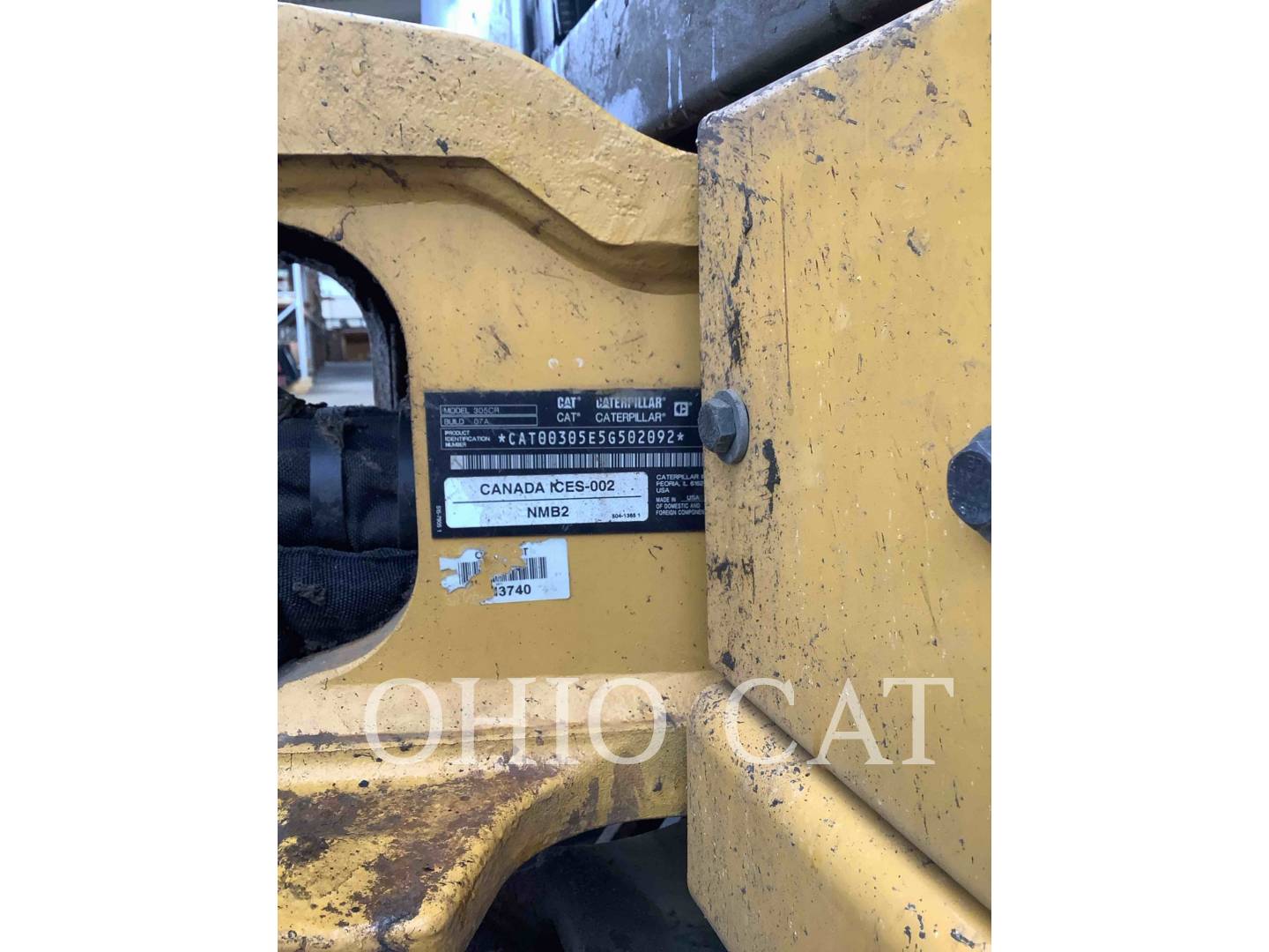Cat 30507CR, Mini Excavator, 1428 hours, S/N: 5G502092, 2023 - Image 6