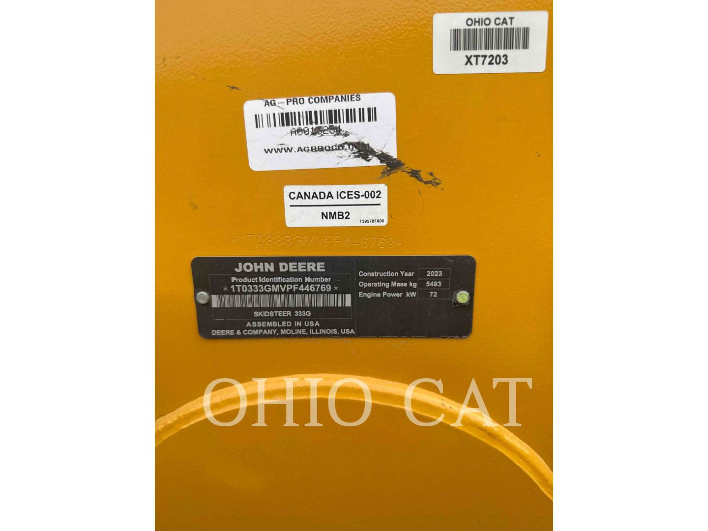 John Deere 333G, 138 hours, S/N: PF446769, 2023 - Image 6