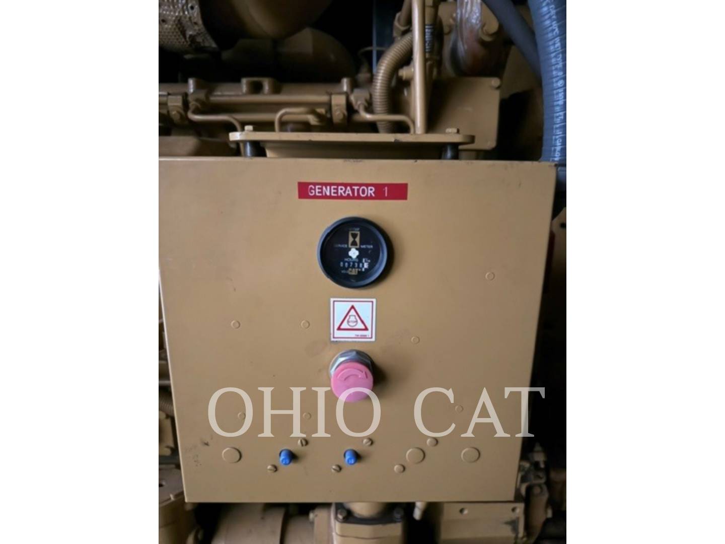 1600 KW Caterpillar #3516, diesel generator set, 400 Volts, 1500 RPM, 738 hours, 1997 - Image 5