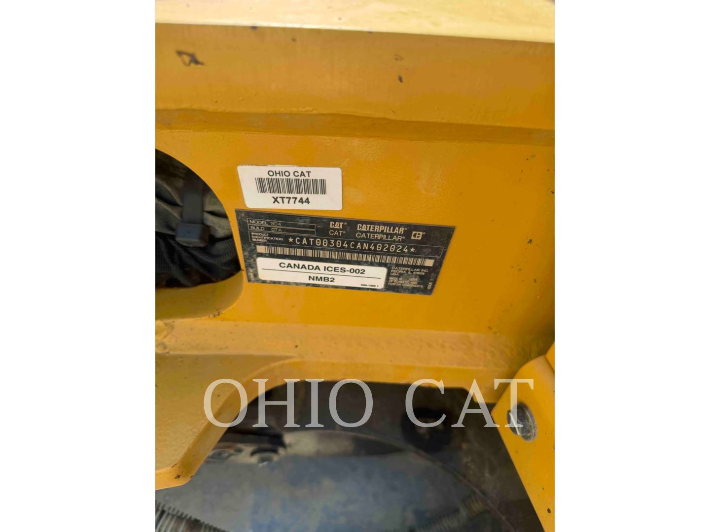 Caterpillar 304 07, 1901 hours, S/N: AN402024, 2023 - Image 6