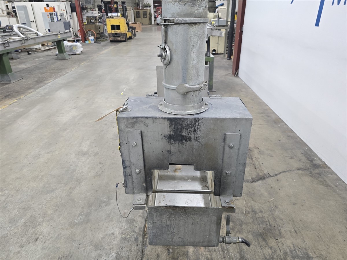12" width x 8.5" D x 12' L water bath, strand pelletizing, 38" infeed, (3) adjustable roller guides - Image 5
