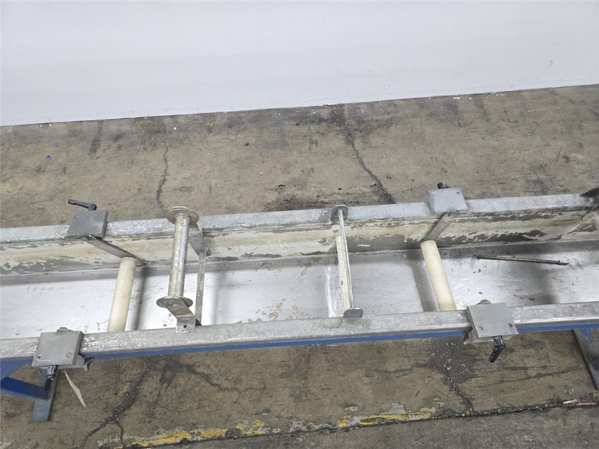 12" width x 8.5" D x 12' L water bath, strand pelletizing, 38" infeed, (3) adjustable roller guides - Image 7