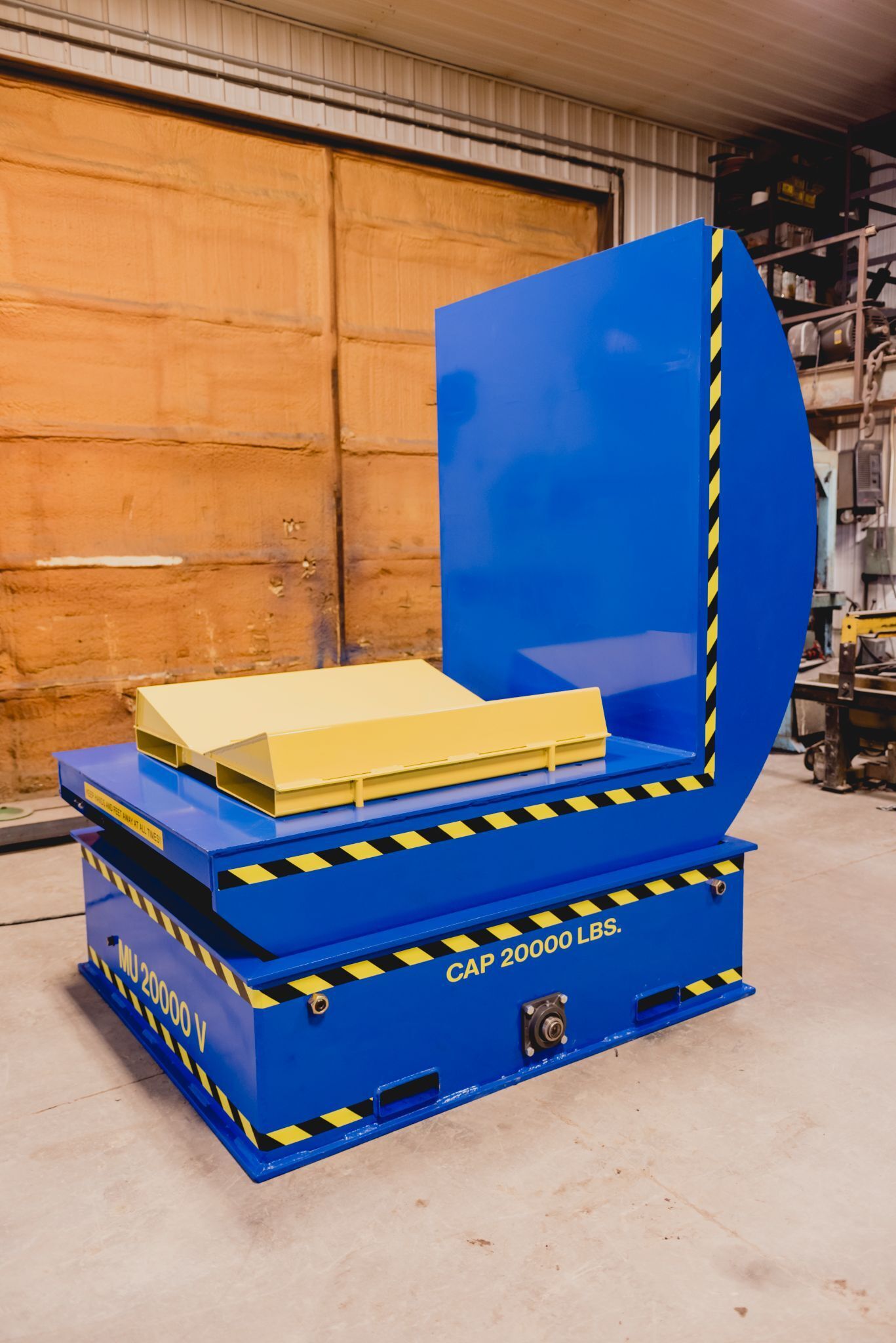 20000 lb. Coilquip #MU20000V60, mechanical coil upender, 60" outside dimension, 48" x 48" deck, removable - Image 3