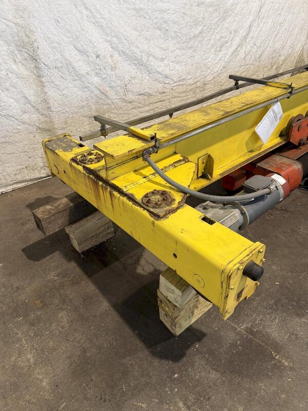 7.5 Ton, Tri-State, overhead bridge crane, 21' span, w/ Apollo hoist - Image 5