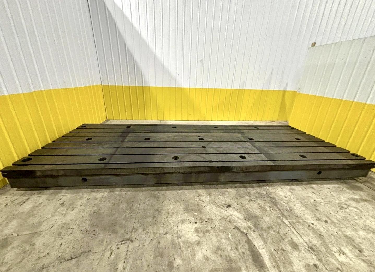157" x 216.5" Bay Cast, T-slotted cast layout floor plate - Image 2