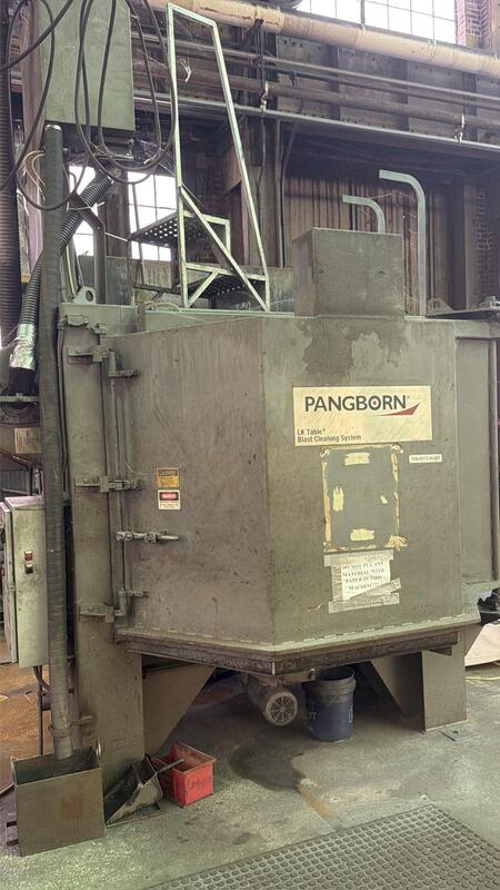 72" Pangborn #6LK-7, table type shot blast machine, 25 HP - Image 2