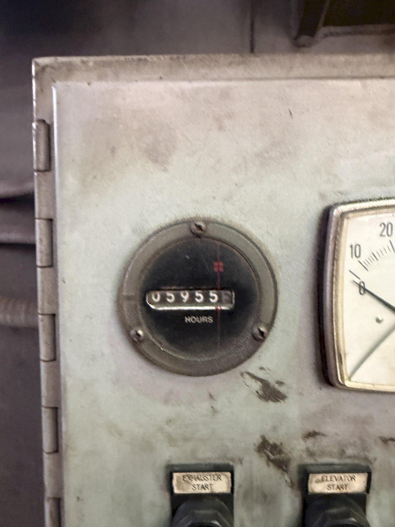 72" Pangborn #6LK-7, table type shot blast machine, 25 HP - Image 3
