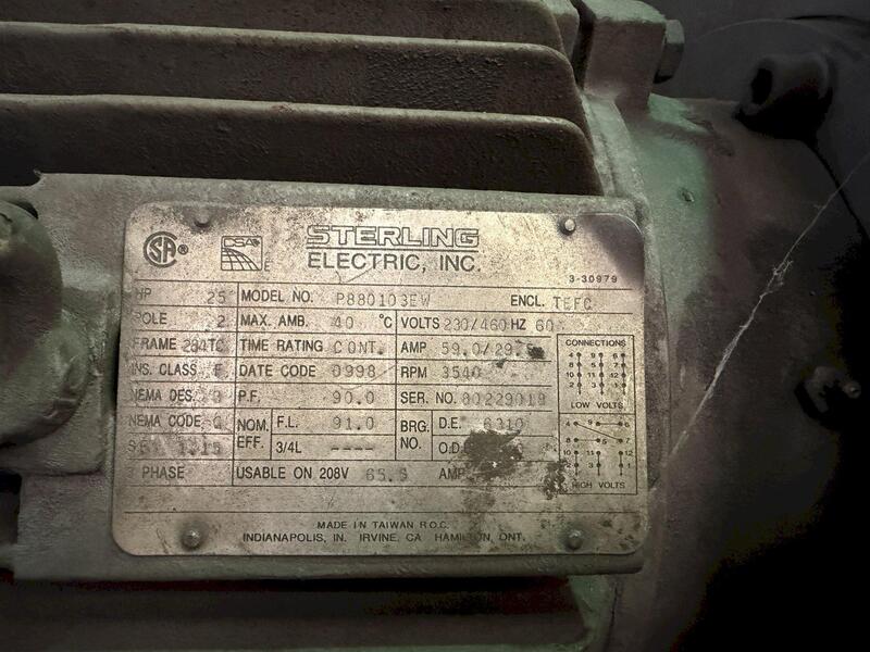 72" Pangborn #6LK-7, table type shot blast machine, 25 HP - Image 6