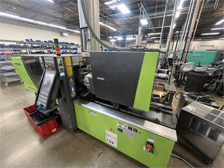 80 Ton, 1.6 oz., Engel #EMax-80/55, all-electric injection molding machine, 14.5" x 14.5" tie bars, 23.2" x - Image 2