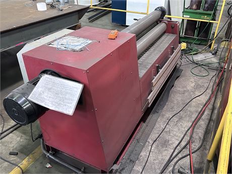 5' x 10 gauge Lemas #TR-160/45, hydraulic initial pinch plate bending roll, 5.9" top roll diameter, 5.1" side - Image 3