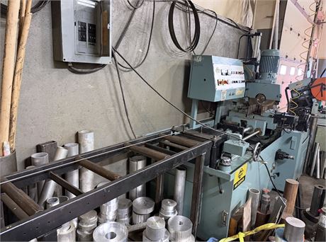 14" Soco #HVS-355FA-DR, automatic heavy duty cold cut saw, 220/440 V., 3 phase, 60 Hz., (1) new and (3) used - Image 2