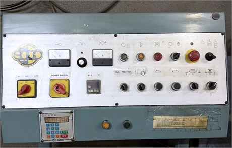 14" Soco #HVS-355FA-DR, automatic heavy duty cold cut saw, 220/440 V., 3 phase, 60 Hz., (1) new and (3) used - Image 3