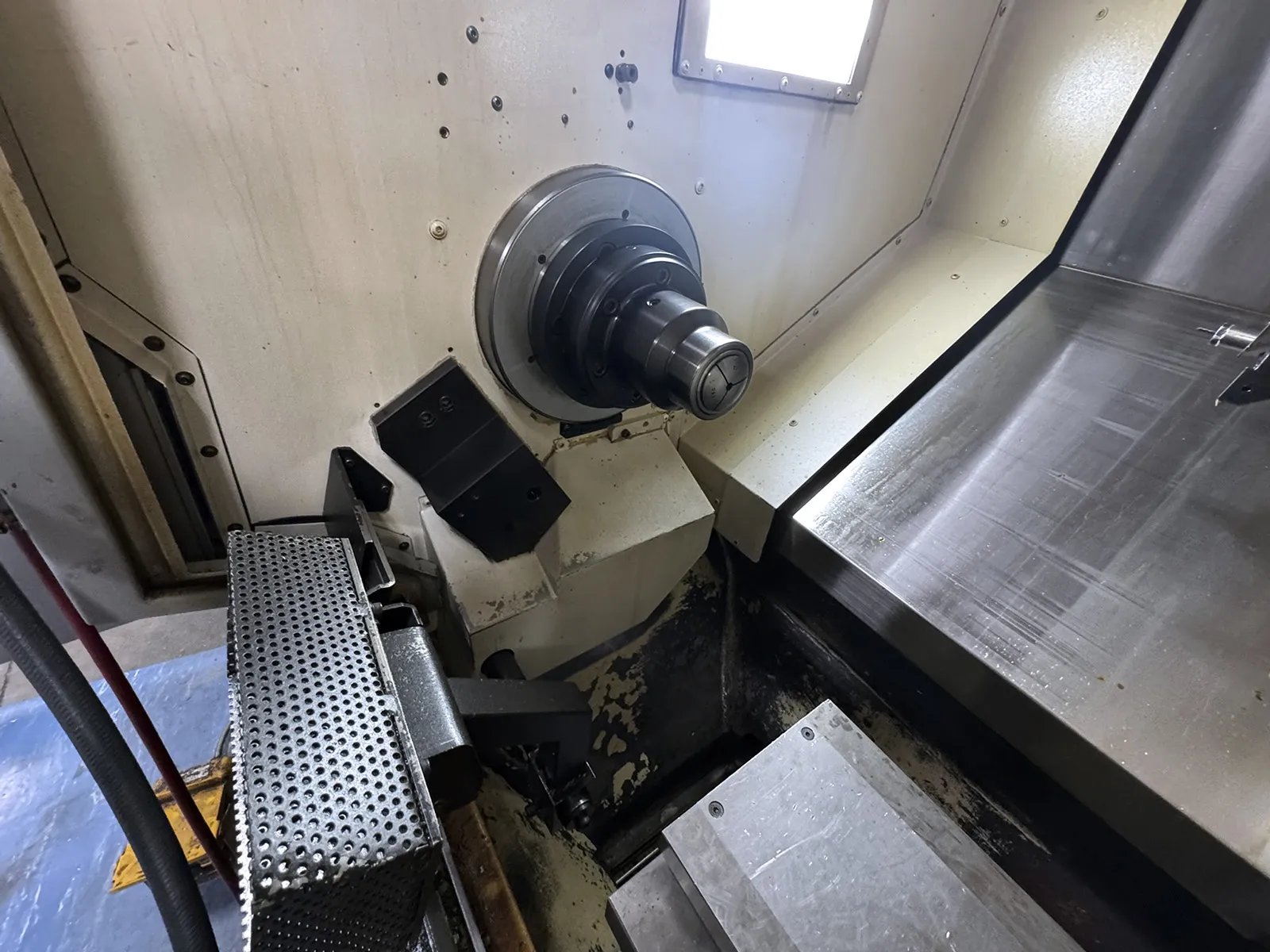 Okuma #Genos-L300-MYW, CNC turning center, 23.6" swing, 20.5" turning length, 10" chuck, 3,800 RPM, 12 - Image 6
