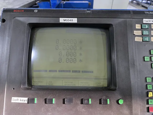 25 Ton, Trumpf #TC500R, Trumatic CNC turret punch, 100" x 50" work area, 18 station, 0.25" max thickness, 3" - Image 3