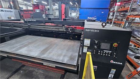 Amada #MP1530, load / unload system, 5' x 10' max sheet, 27.5" x 11.8" min sheet, 24 gauge - 1/4" thickness - Image 2