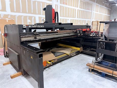Amada #MP1530, load / unload system, 5' x 10' max sheet, 27.5" x 11.8" min sheet, 24 gauge - 1/4" thickness - Image 3