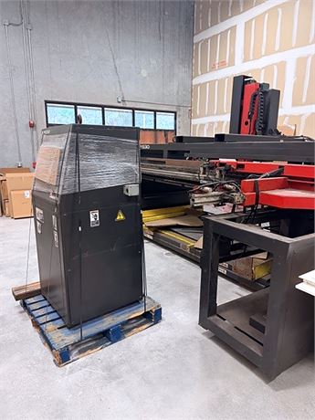Amada #MP1530, load / unload system, 5' x 10' max sheet, 27.5" x 11.8" min sheet, 24 gauge - 1/4" thickness - Image 4
