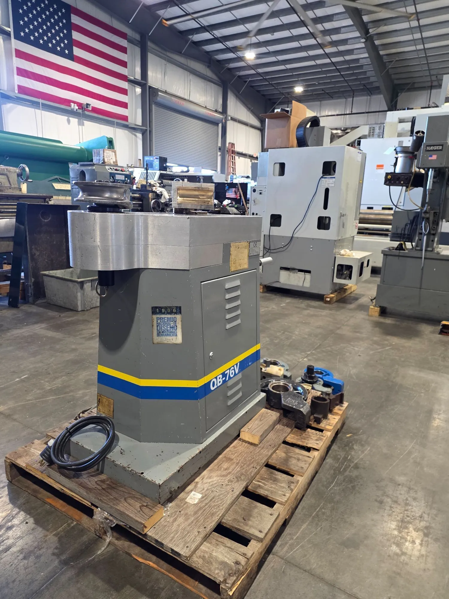 3" INECO #QB-76-VDE, hydraulic rotary tube bender, .125" wall, 180&deg; bend, microprocessor control, (10) pipe - Image 6
