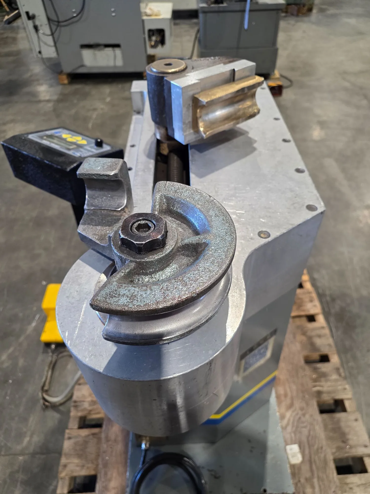 3" INECO #QB-76-VDE, hydraulic rotary tube bender, .125" wall, 180&deg; bend, microprocessor control, (10) pipe - Image 10