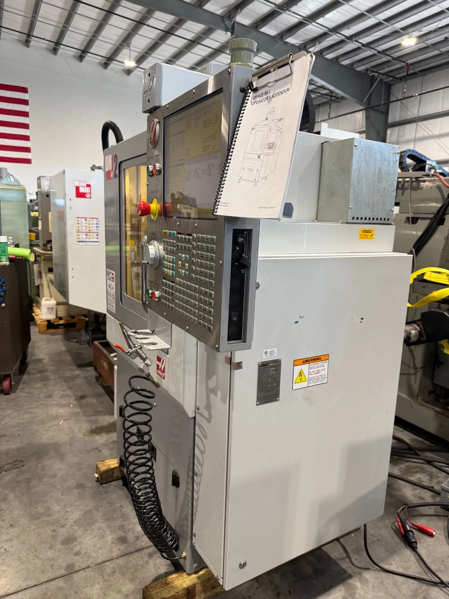 Haas #OM-2A, CNC vertical machining center, 20 automatic tool changer, 12" X, 10" Y, 12" Z, 30000 RPM, ISO - Image 4