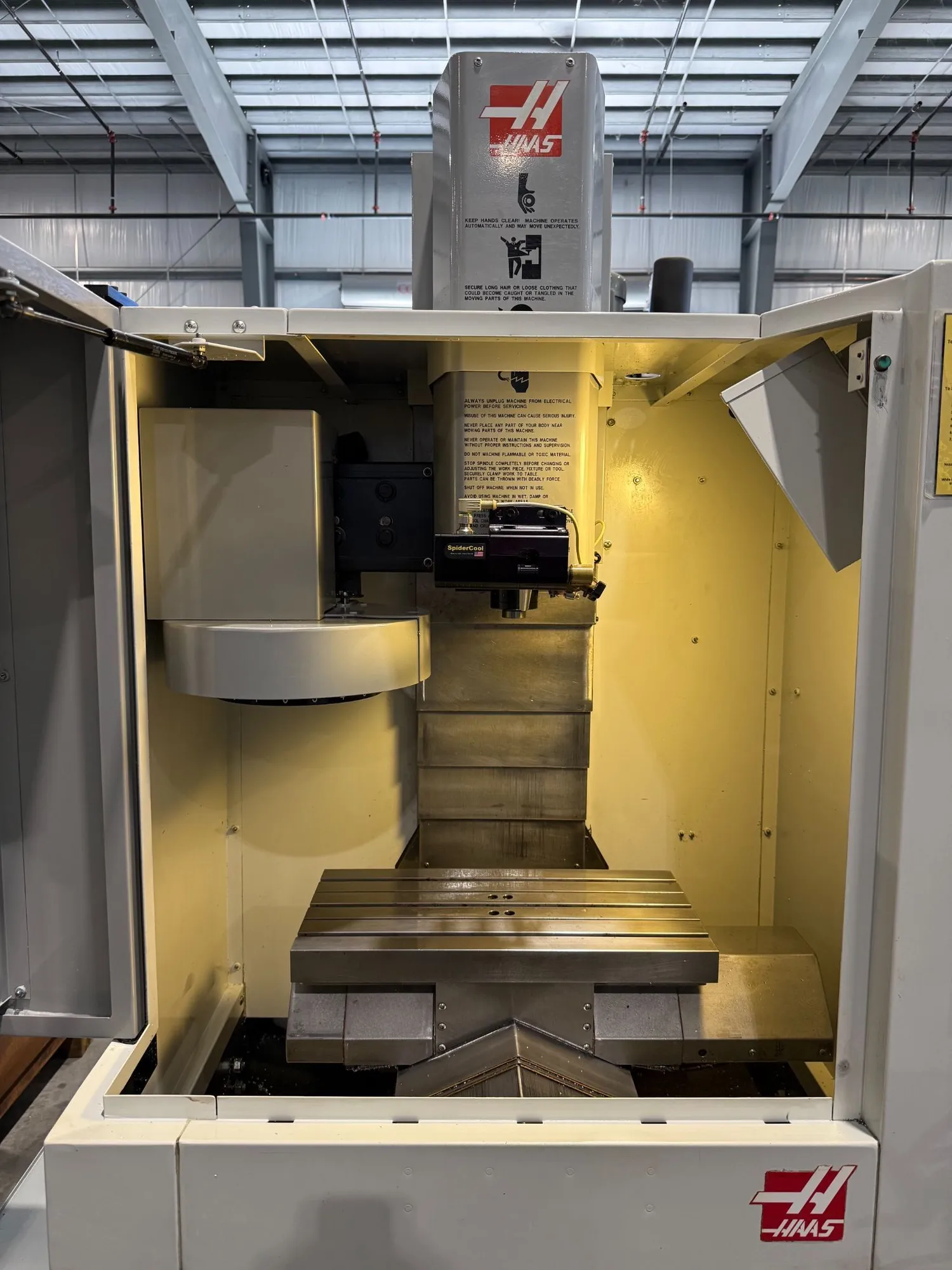 Haas #OM-2A, CNC vertical machining center, 20 automatic tool changer, 12" X, 10" Y, 12" Z, 30000 RPM, ISO - Image 9