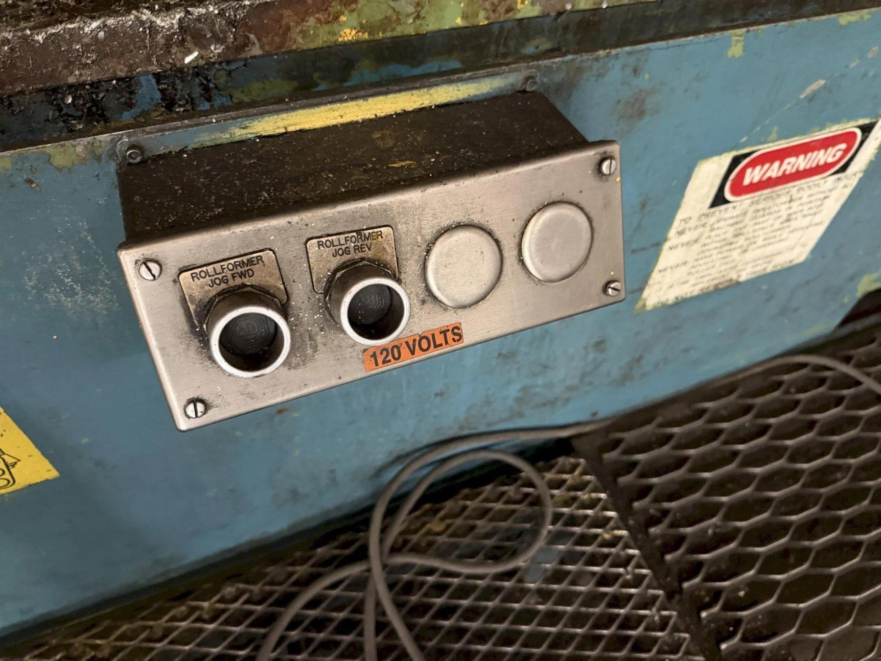 12 Stand, Bradbury, Stud Mill and Rollformer, 2" Arbor, 12" Roll Space, 60 HP, AMS Control - Image 9