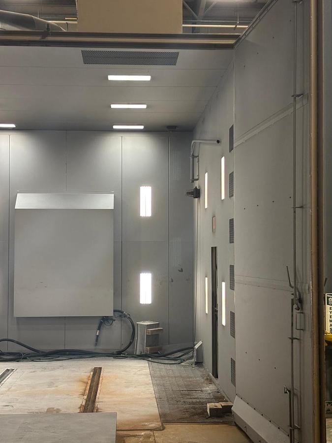ABS/GFS, blast room & paint booth package, 16' x14'x18' blast room, 15' x18'x20' paint booth, 2019 - Image 1