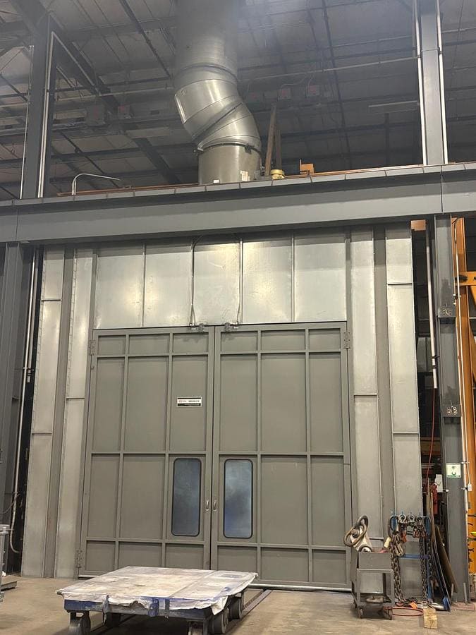 ABS/GFS, blast room & paint booth package, 16' x14'x18' blast room, 15' x18'x20' paint booth, 2019 - Image 2