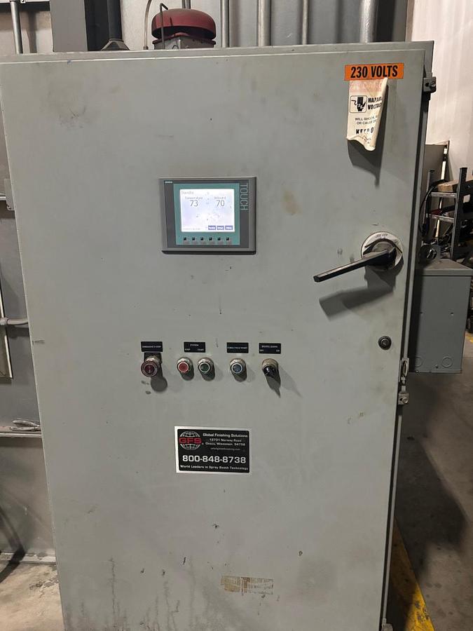 ABS/GFS, blast room & paint booth package, 16' x14'x18' blast room, 15' x18'x20' paint booth, 2019 - Image 7