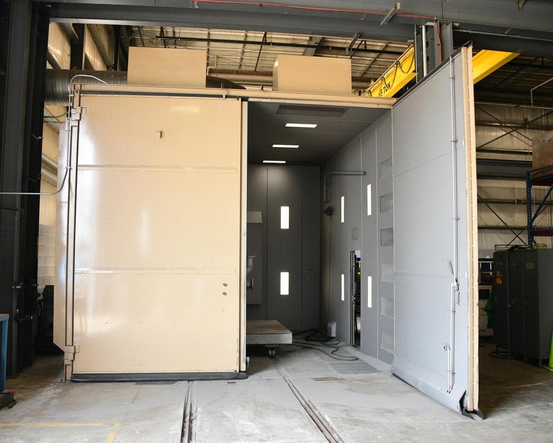 ABS/GFS, blast room & paint booth package, 16' x14'x18' blast room, 15' x18'x20' paint booth, 2019 - Image 8