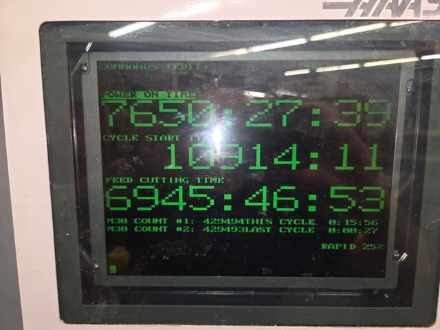 Haas #Mini-Mill, CNC Vertical Machining Center, 16" X, 12" Y, 10" Z, 6000 RPM, 2001 - Image 2