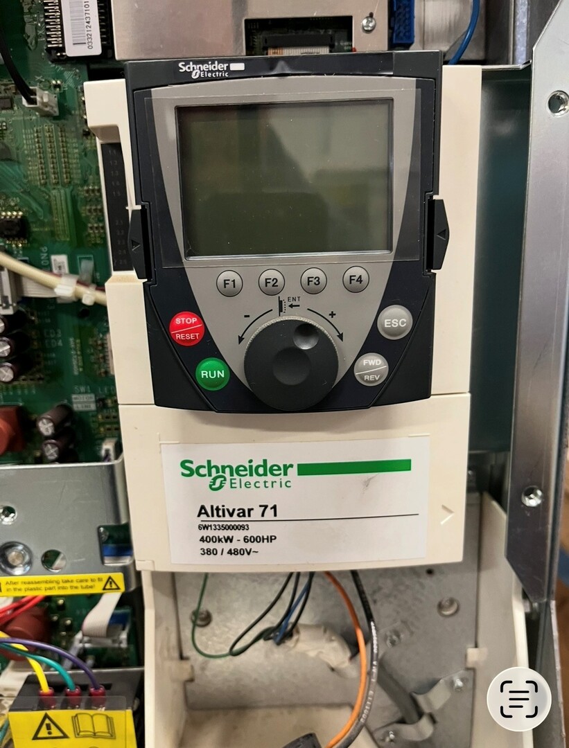 600 HP Schneider Electric, ATV71HC40N4, Altivar 71 Variable Frequency Drive, 380-480 Volts, 759 amps, 3PH - Image 1
