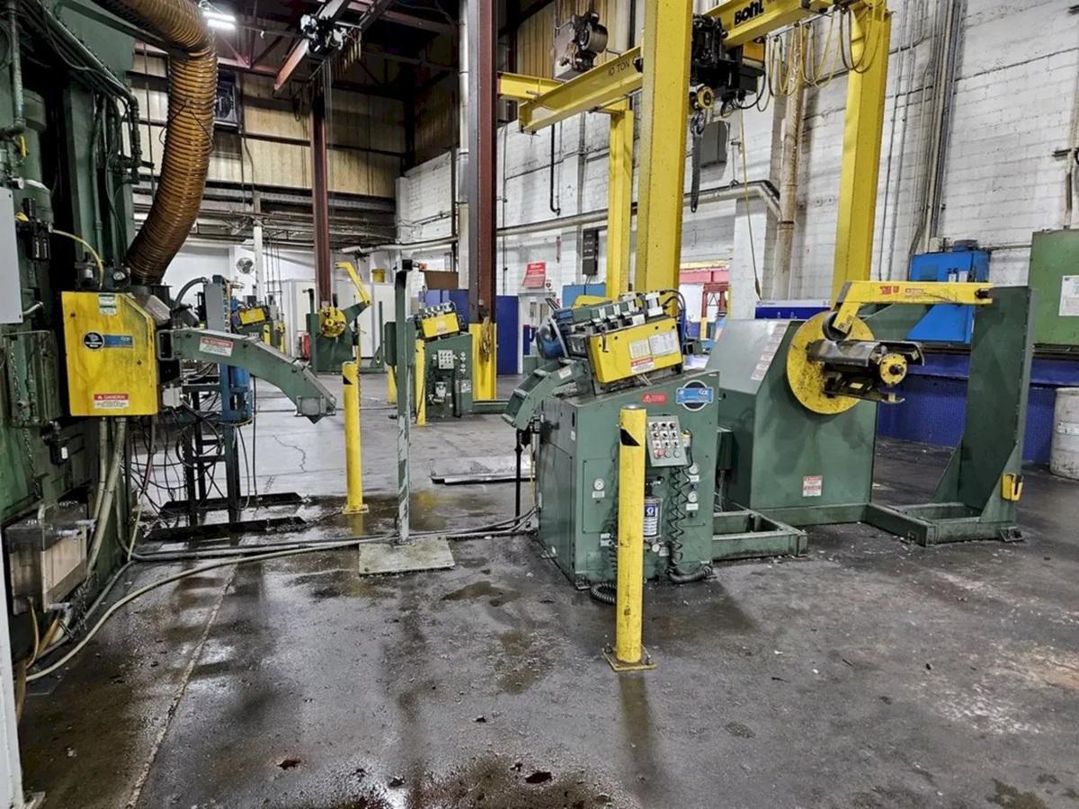8000 lb. Coe Press Equipment #CPR-PO-8012/CPPS-PO-250-12/CPRF-S312, coil feed line, 12" coil width, 0.187" - Image 3