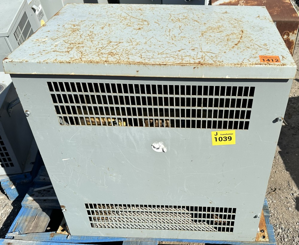 75 KVA 600Y Primary, 240 Delta Secondary, Hammond Mfg. Co. Ltd., Isolation 3-Phase Transformer, 60 Hz - Image 2