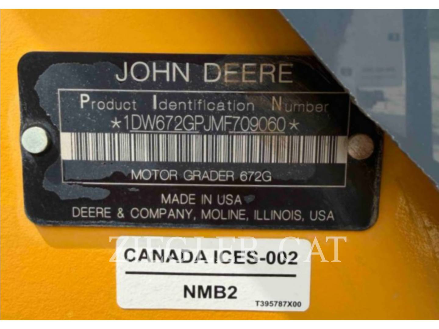 Deere & Co 672G, Motor Grader, 7177 hours, S/N: 1DW672GPJMF709060, 2021 - Image 6