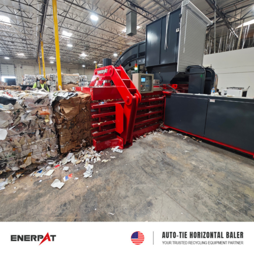 Enerpat #HBA-Series, automatic tie horizontal balers for cardboard & plastic, up to 20 TPH - Image 7