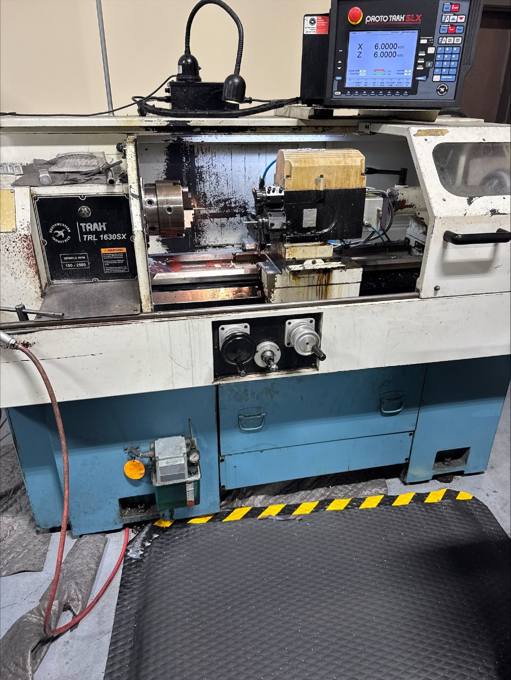 16" x 30" Southwestern Industries #Trak-1630SX, Trak TRL engine lathe, ProtoTrak SLX CNC Control - Image 1