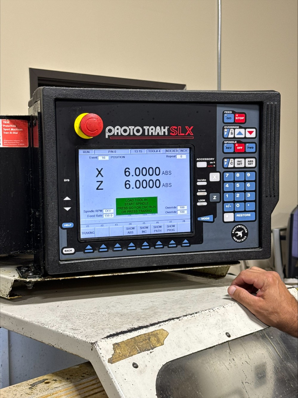 16" x 30" Southwestern Industries #Trak-1630SX, Trak TRL engine lathe, ProtoTrak SLX CNC Control - Image 2