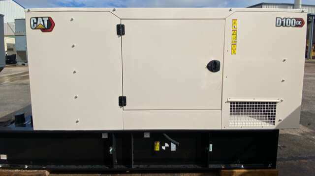 100 KW Caterpillar #D100GC, diesel generator set, 277/480 Volts, C4.4 engine, EPA Tier 3, sound attenuated - Image 1