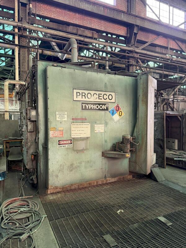 Proceco #Typhoon-72-72-S-C3-20000, 72" rotary table parts washer - Image 1