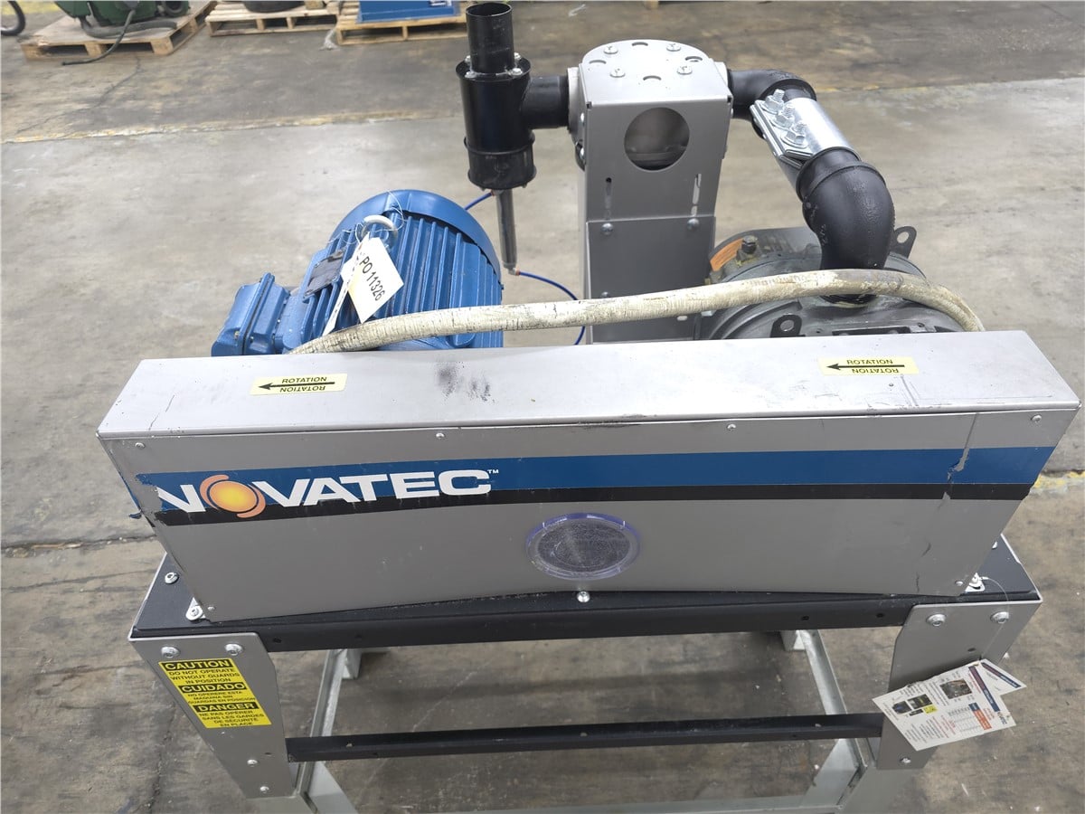 170 cfm Novatec #VPDB-10-46-11-D, vacuum pump, 10 HP, 11.5" Hg max vacuum, 2.5" outside dimension inlet, belt - Image 3