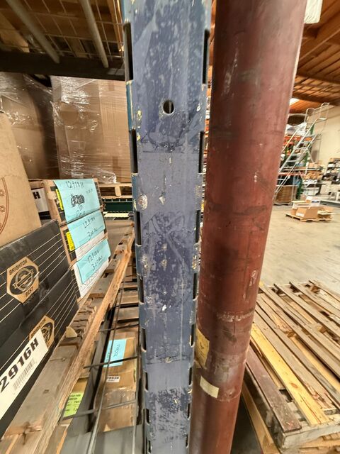 Pallet Racking, Lot of 130 Bays, 4 shelves each, RidgeU / Sturdi Built / Interlake Sammons uprights & beams - Image 6
