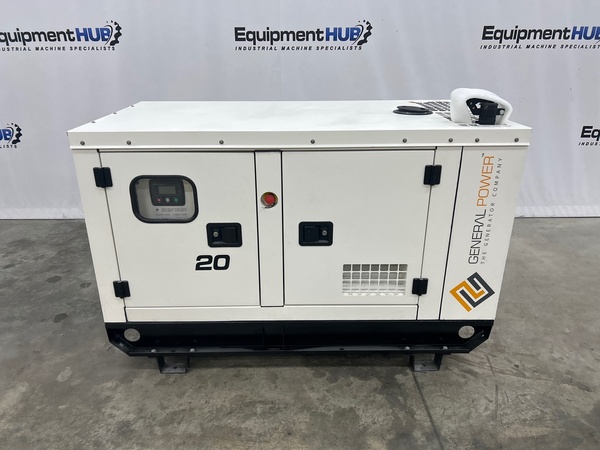 20 KW General Power #GPM-P20-60T4i, diesel generator set, 480/277 Volts, 3 phase, Perkins 404D-22G engine - Image 1