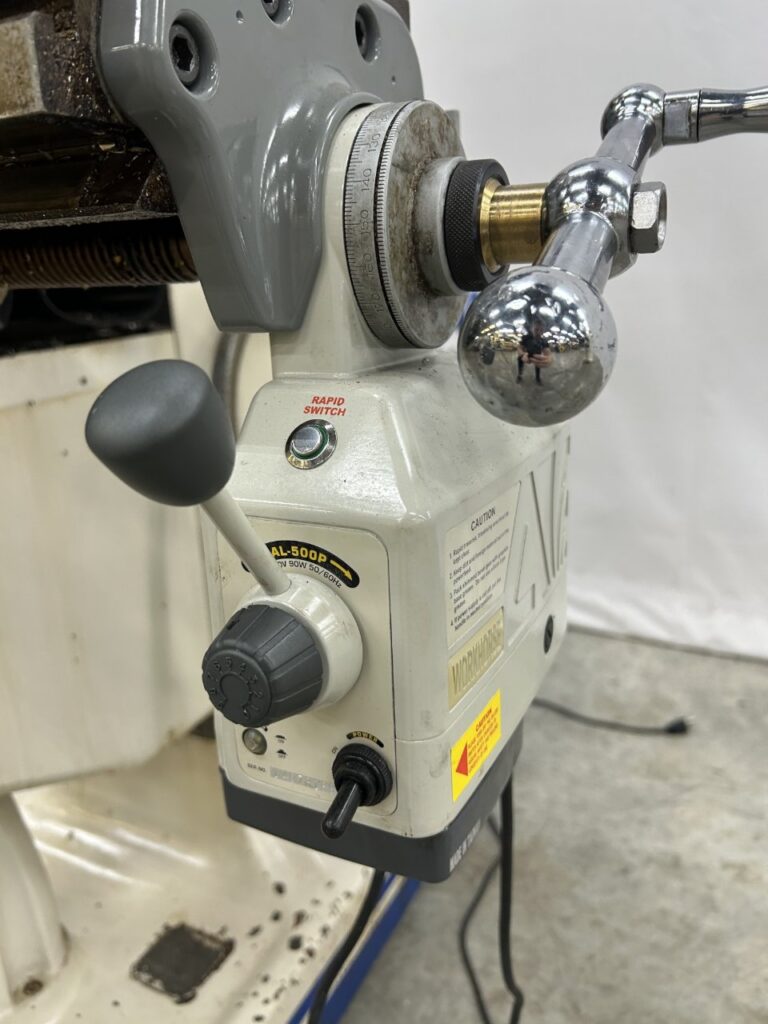 Birmingham #BPS-1642, vertical milling machine, 9" x42" table, 16" knee travel, R8 spindle, 90-5600 RPM, 3 - Image 6