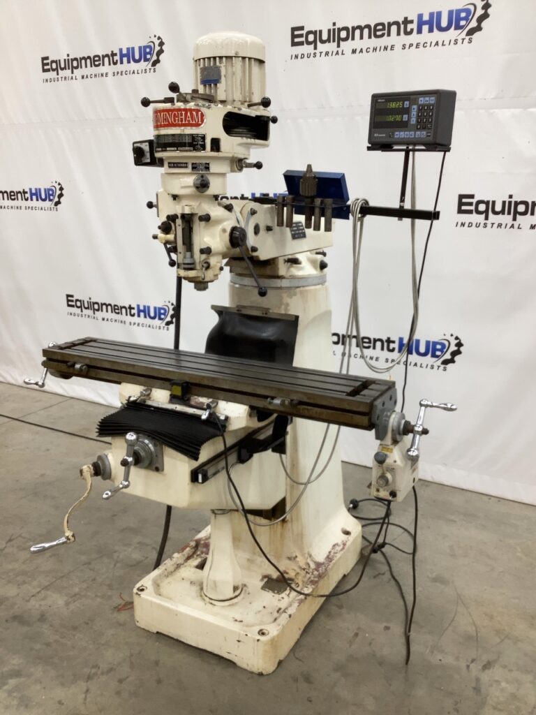 Birmingham #BPS-1649, vertical milling machine, 9" x49" table, 35.5" X, 13.25" Y, 15.75" Z, R8, 70-5600 RPM - Image 3