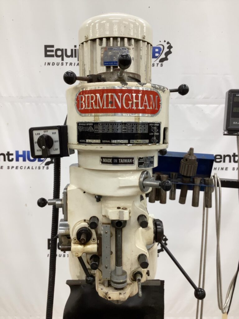 Birmingham #BPS-1649, vertical milling machine, 9" x49" table, 35.5" X, 13.25" Y, 15.75" Z, R8, 70-5600 RPM - Image 7