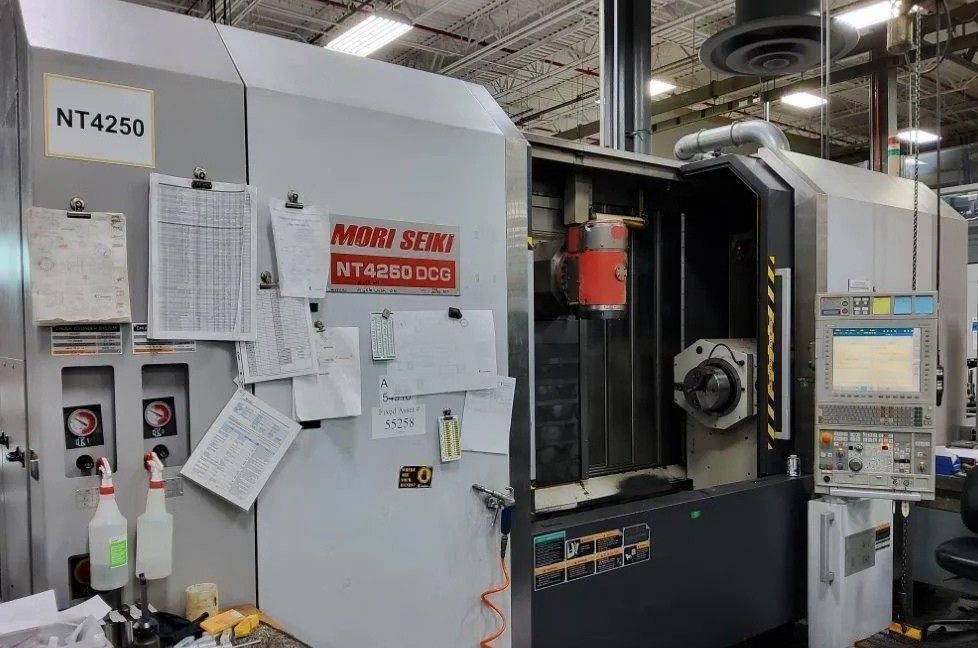 Mori Seiki #NT4250-DCG/1500SZ, CNC turning center, 9-Axis, 28.7" swing, 61.4" centers, 3.1" bar, sub spindle - Image 1