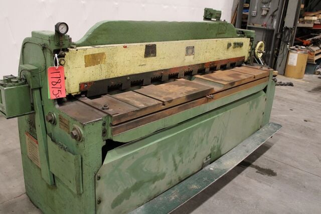 14 gauge x 6' Pexto #14-U-6G, power squaring shear, 72" cutting length, 16 gauge stainless capacity, 62 SPM - Image 1