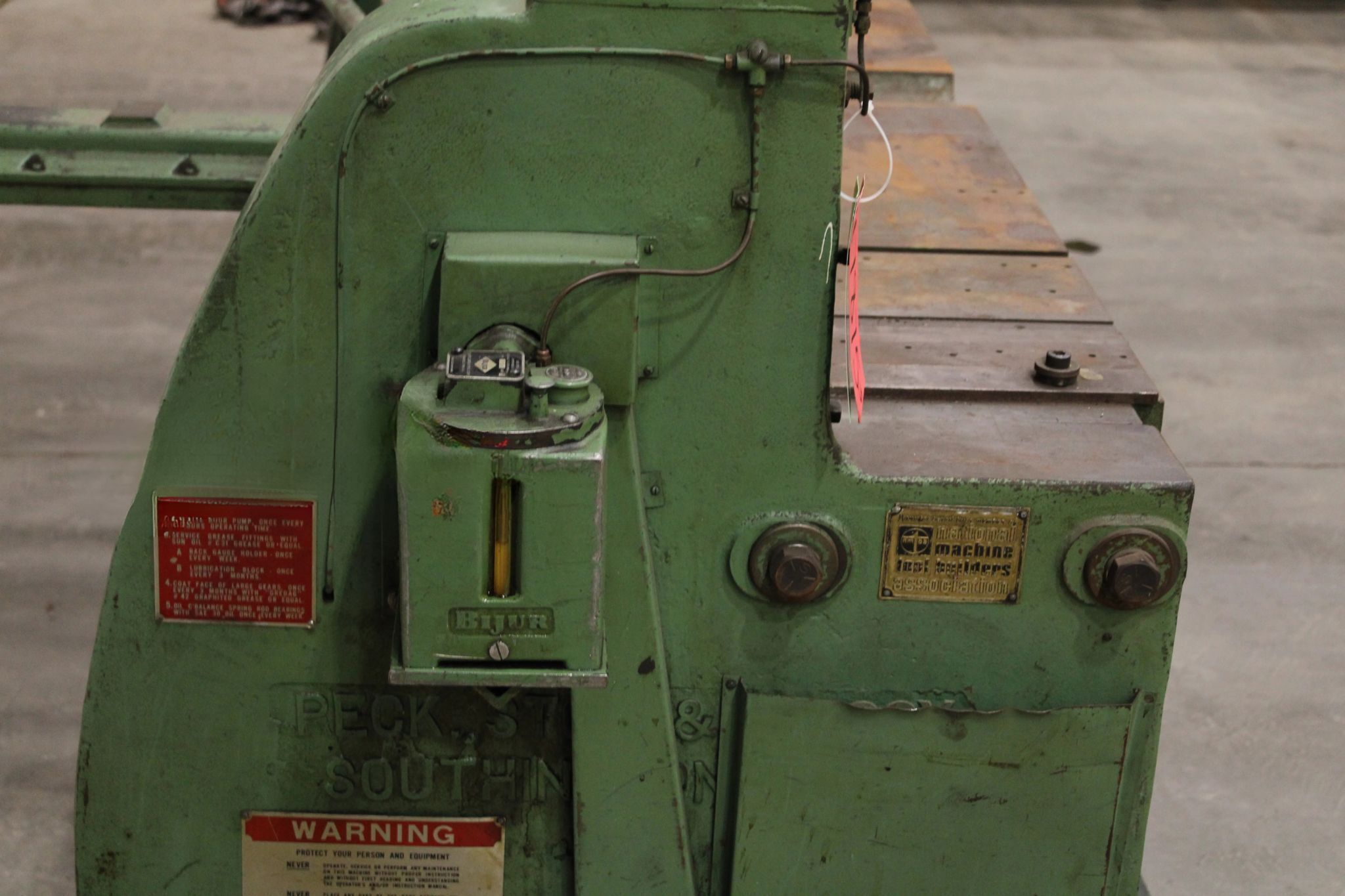 14 gauge x 6' Pexto #14-U-6G, power squaring shear, 72" cutting length, 16 gauge stainless capacity, 62 SPM - Image 3