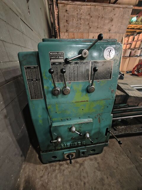 40"/53" x 280" Meuser #M4L-40575, Heavy-Duty Gap Lathe, 3" bore, 900 RPM, 23.5 HP - Image 7